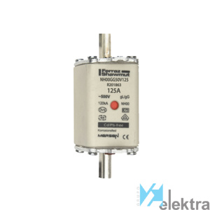 0002448 MERSEN R201863 NH00GG50V125 Fusible NH00 gG 125A