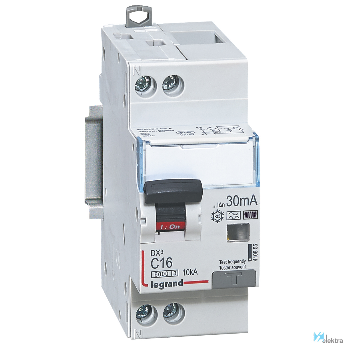 Grupo Elektra : 0422940 LEGRAND 410855 MAGNET DIFER DX3 P+N 30mA C16