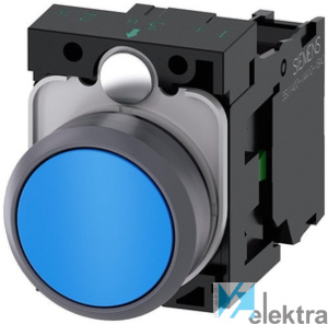 0553391 SIEMENS 3SU1130-0AB50-1BA0 PULSADOR, AZUL