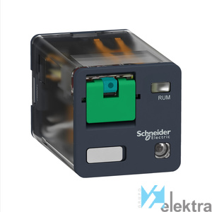 0572679 SCHNEIDER RUMC32JD Rele 3CO 10A+Boton Test+LED 12V