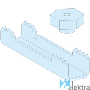 0701870 SCHNEIDER LVS08703 4 Bridas fijacion Prisma P fals