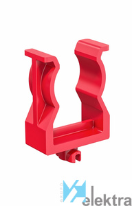 0723613 PEMSA 81000279 Clip Fijación tubo DN25 rojo