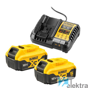 0741179 DEWALT DCB1104P2-QW Kit 2 Baterías carril XR 18V L