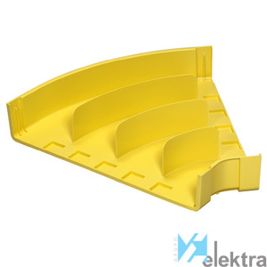 0783874 PANDUIT FRH4524X4LYL Fitting, Horizontal 45 Degree