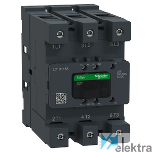 0784640 SCHNEIDER LC1D115ALSE TeSys DECA 115A 3P 200-500V