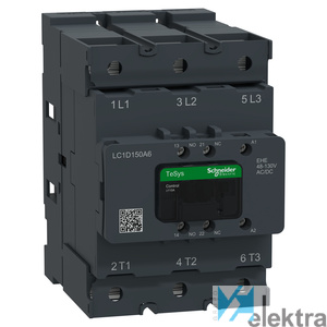 0784642 SCHNEIDER LC1D150A6EHE TeSys DECA 150A 3P 48-130V