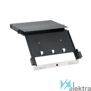 0786990 PANDUIT FCE1U Opticom RM ENCL,STL,1RU,4Port,BLK,EA
