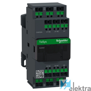 1000337 SCHNEIDER CAD32AFE7 Cont. Aux. 3NO 2NC 3P 115V AC