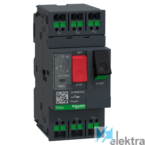 1000412 SCHNEIDER GV2ME04A GUARDAMOTOR MAGT 0.63A PB Snap-