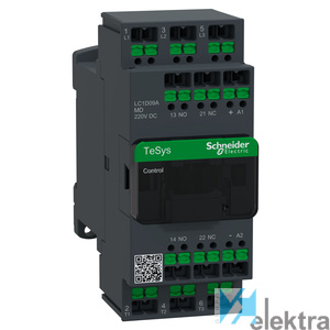 1000461 SCHNEIDER LC1D09AMD CONT. 09A 3P 220V DC Snap-in