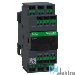 1000486 SCHNEIDER LC1D12AE7 CONT. 12A 3P 48V AC Snap-in