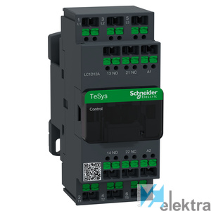 1000495 SCHNEIDER LC1D12AG7 CONT. 12A 3P 120V AC Snap-in